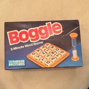 Vintage Boggle Game (1980s)